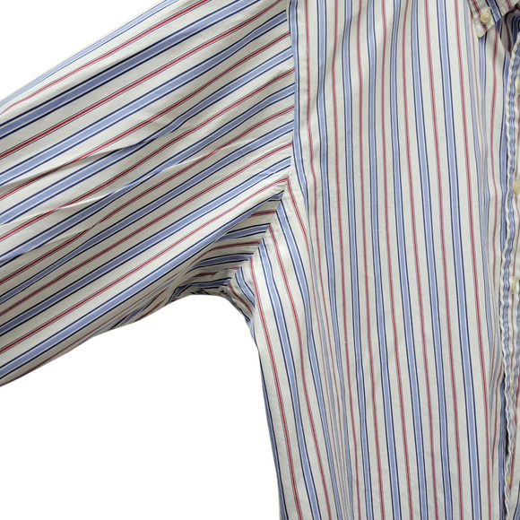 Ralph Lauren Men's Classic Fit Striped Long-Sleeves Dress Shirt 16 32/33 - Picture 8 of 10